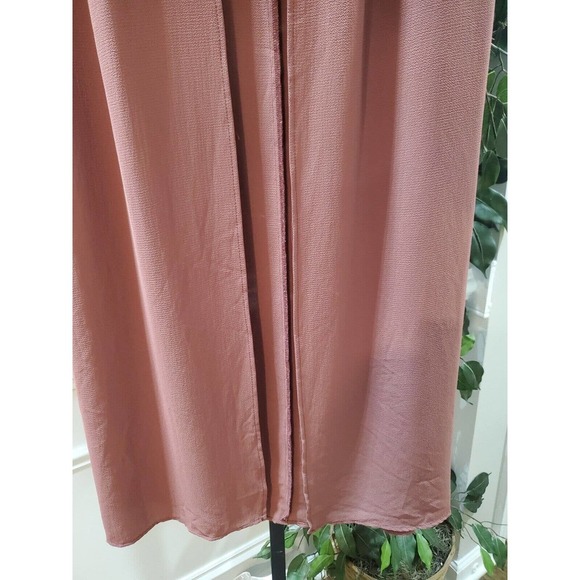 Windsor Pink High Waist Back Zip A-Line Pleated Maxi Skirt With Shorts Size S - Picture 4 of 9